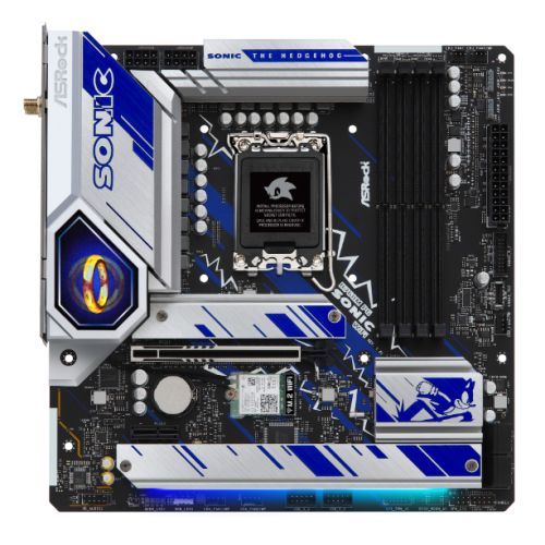 ASRock B760M PG SONIC WiFi 6E Micro ATX Motherboard - Intel LGA1700 DDR5 ASRock B760M PG SONIC WiFi 6E Micro ATX Motherboard - Intel LGA1700 DDR5